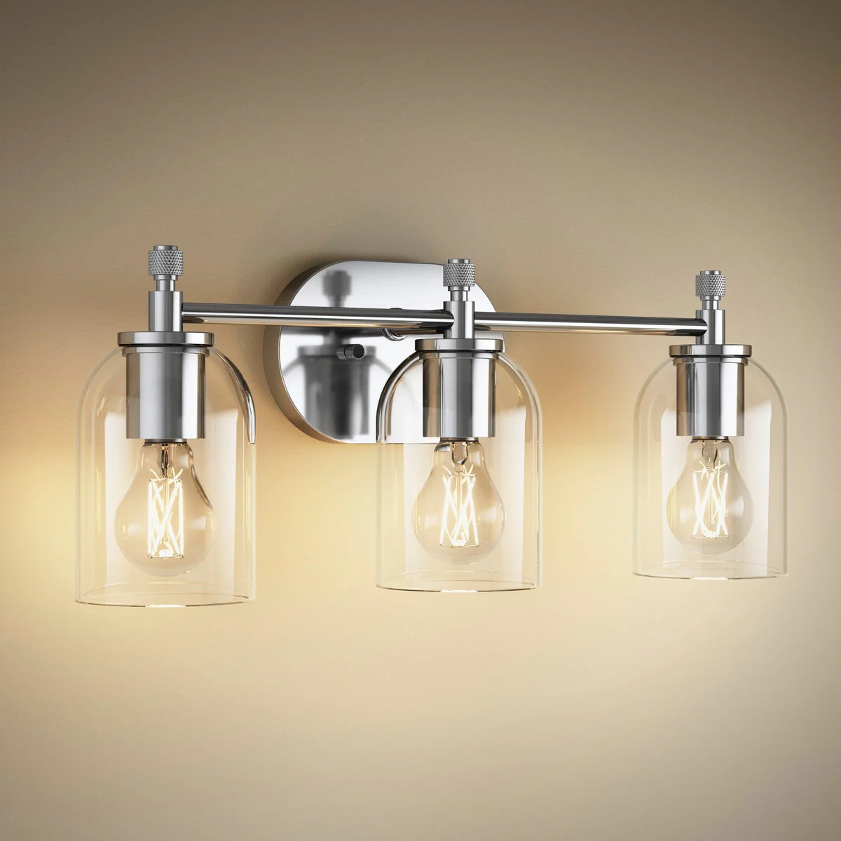 Kohler Orime Chrome Three-Light Wall Sconce - Image 3