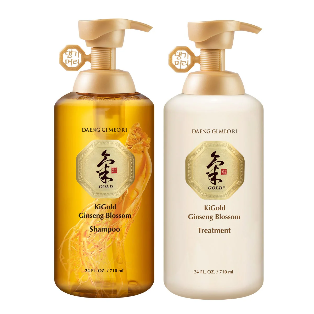 Daeng Gi Meo Ri Ki Gold Ginseng Blossom Shampoo & Treatment Set - Image 2
