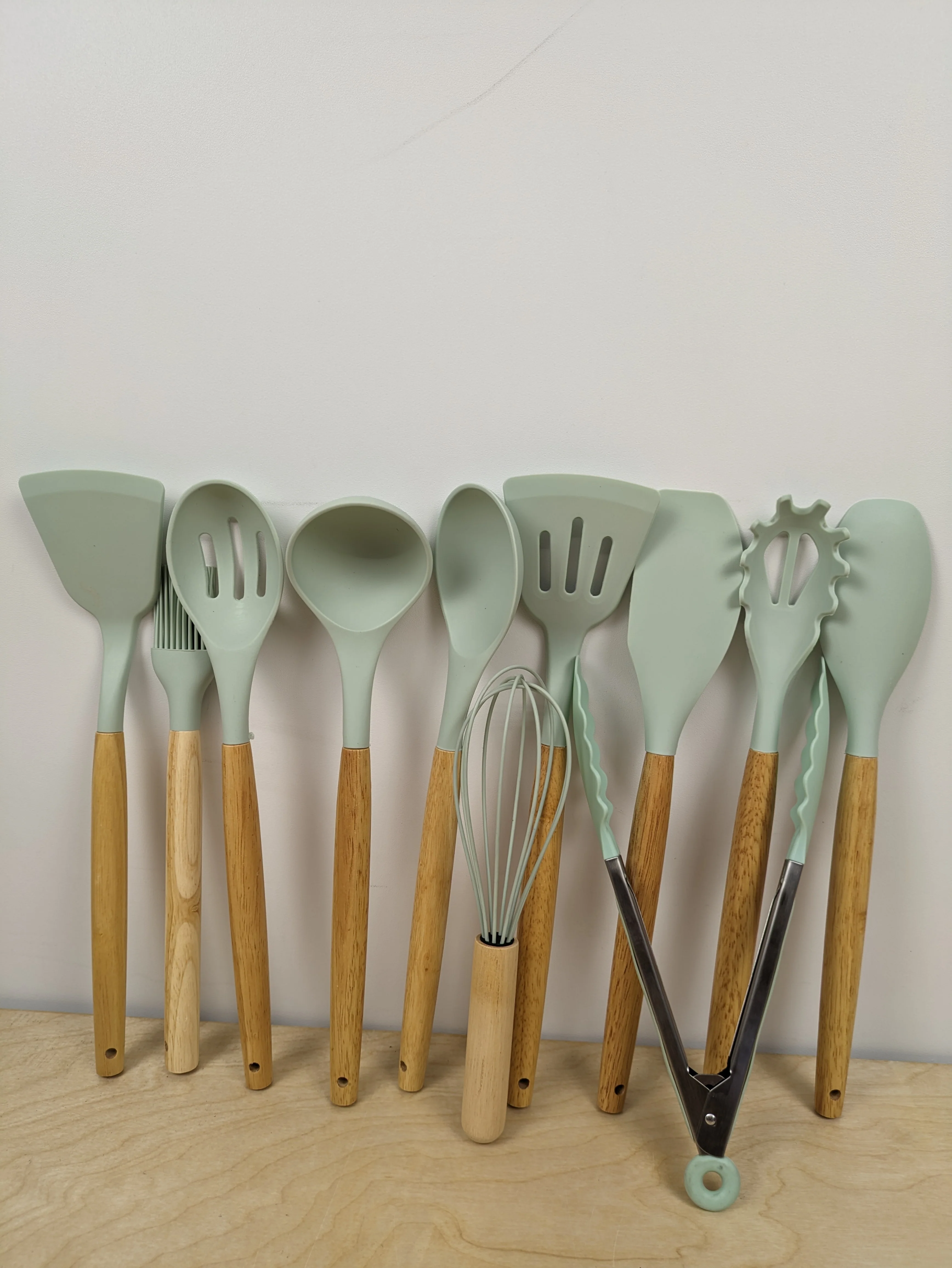 12 Piece Kitchen Utensil Set - Seafoam - Image 2