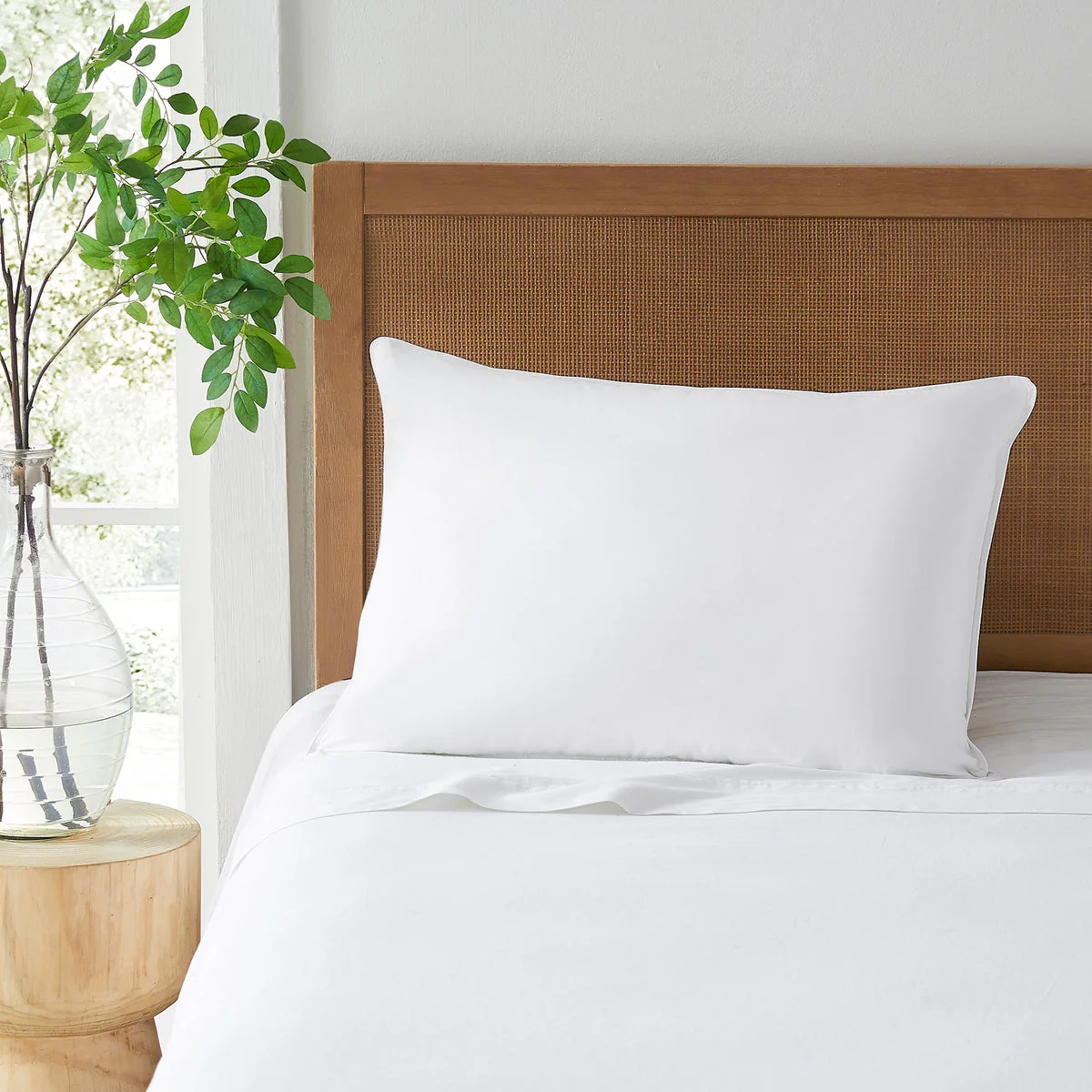 Downlite European Down Pillow, King, Firm
