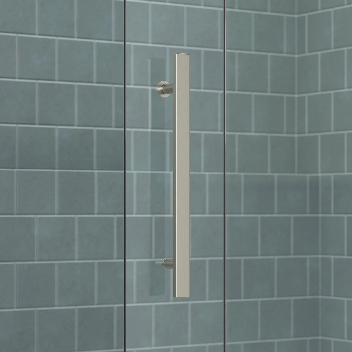 NEW - Kohler Tellin Shower Door 78 in. x 59 in. Brushed Nickel Sliding Shower Door - Image 6