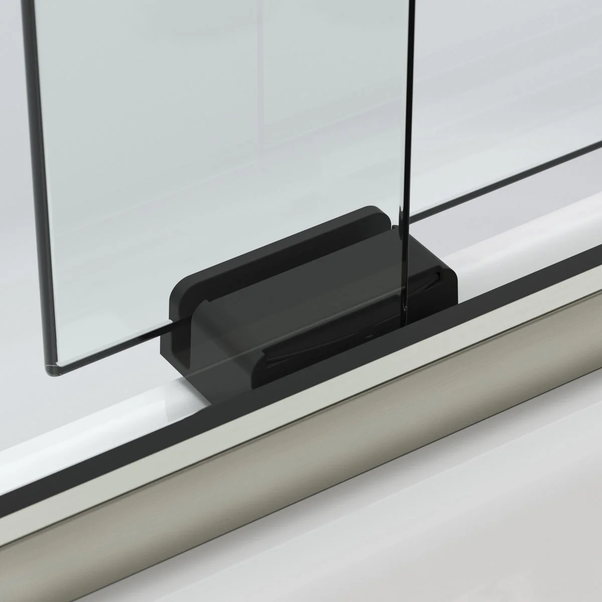 NEW - Kohler Tellin Shower Door 78 in. x 59 in. Brushed Nickel Sliding Shower Door - Image 7