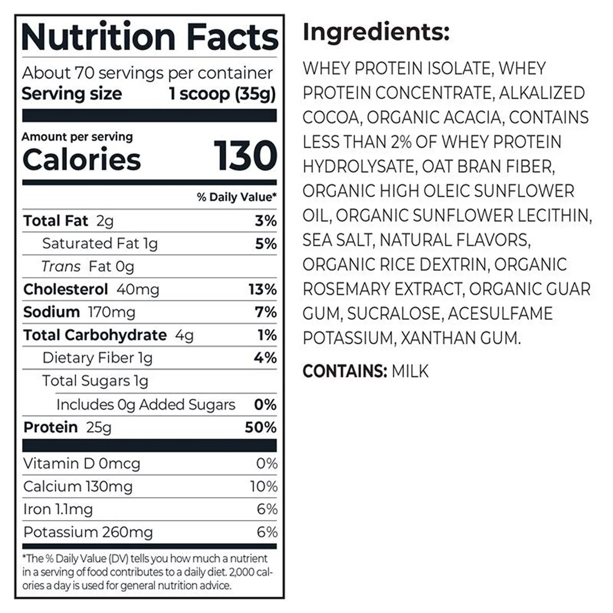 NEW - Kirkland Signature Whey Protein, Creamy Chocolate, 5.4lbs - Image 3