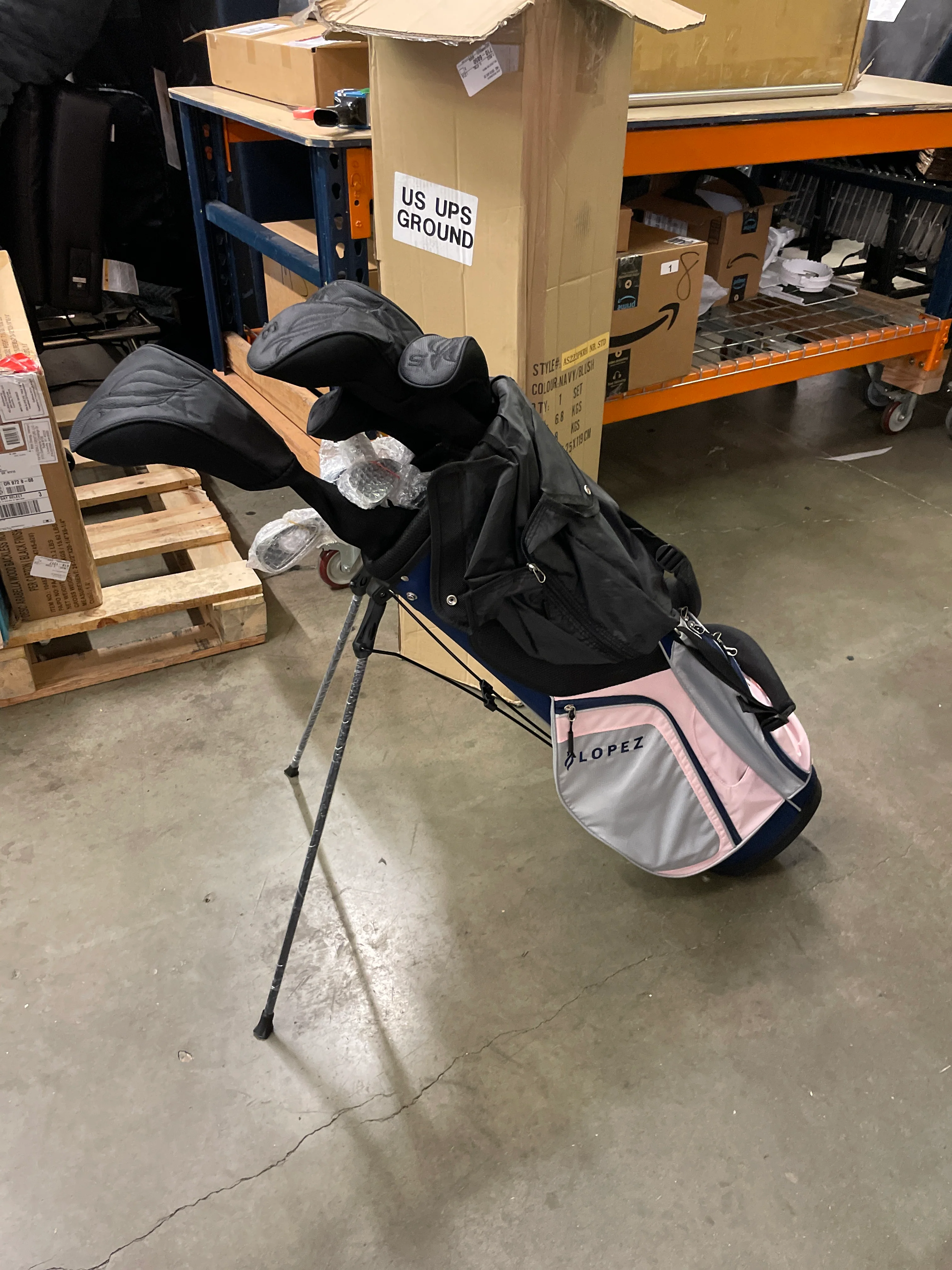 NEW in Box - Costco - Nancy Lopez 11-piece Women's Golf Club Set with Stand Bag - Retail $449