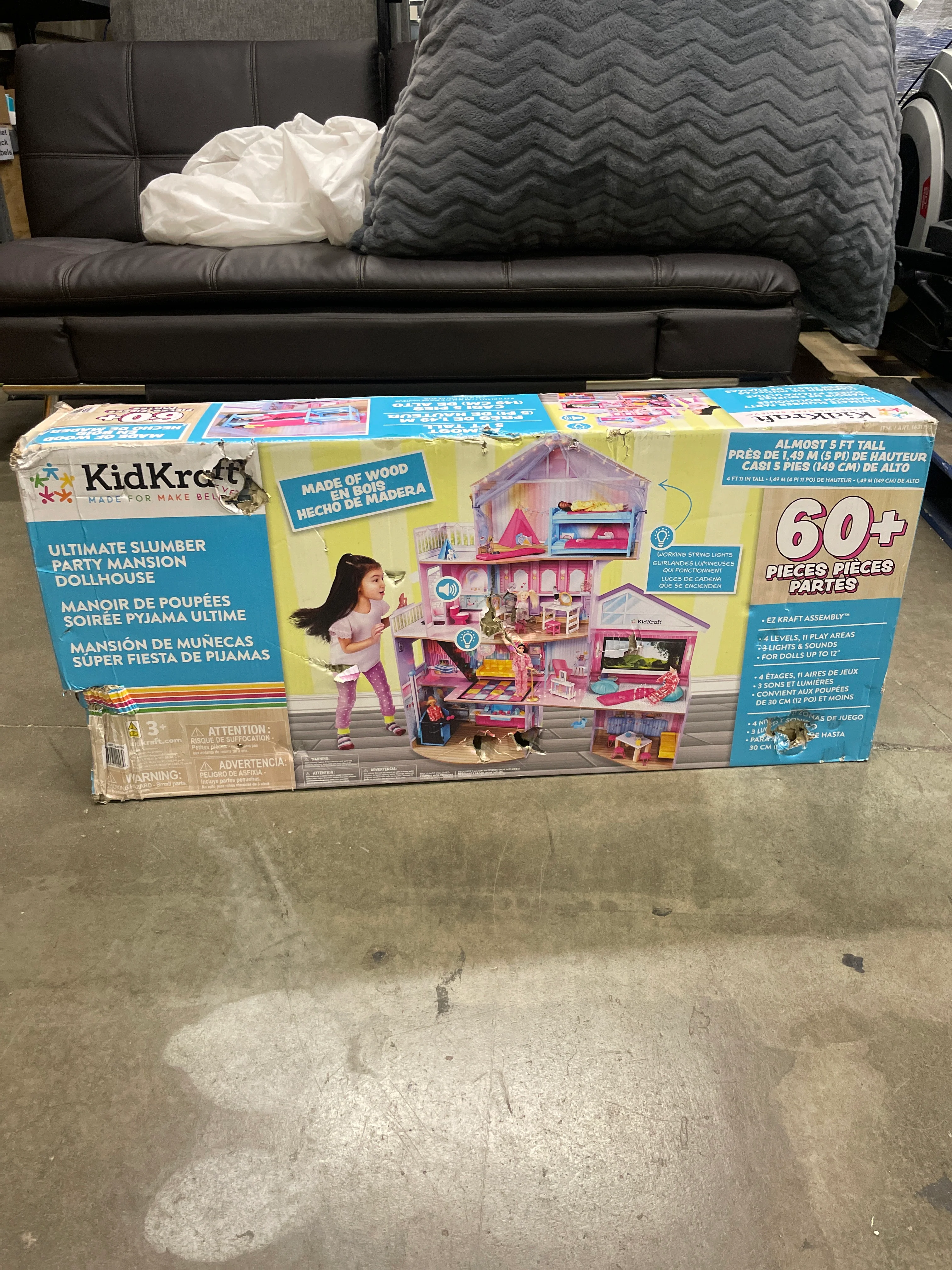Costco - KidKraft Ultimate Slumber Party Mansion Dollhouse - Retail $189 - Image 2