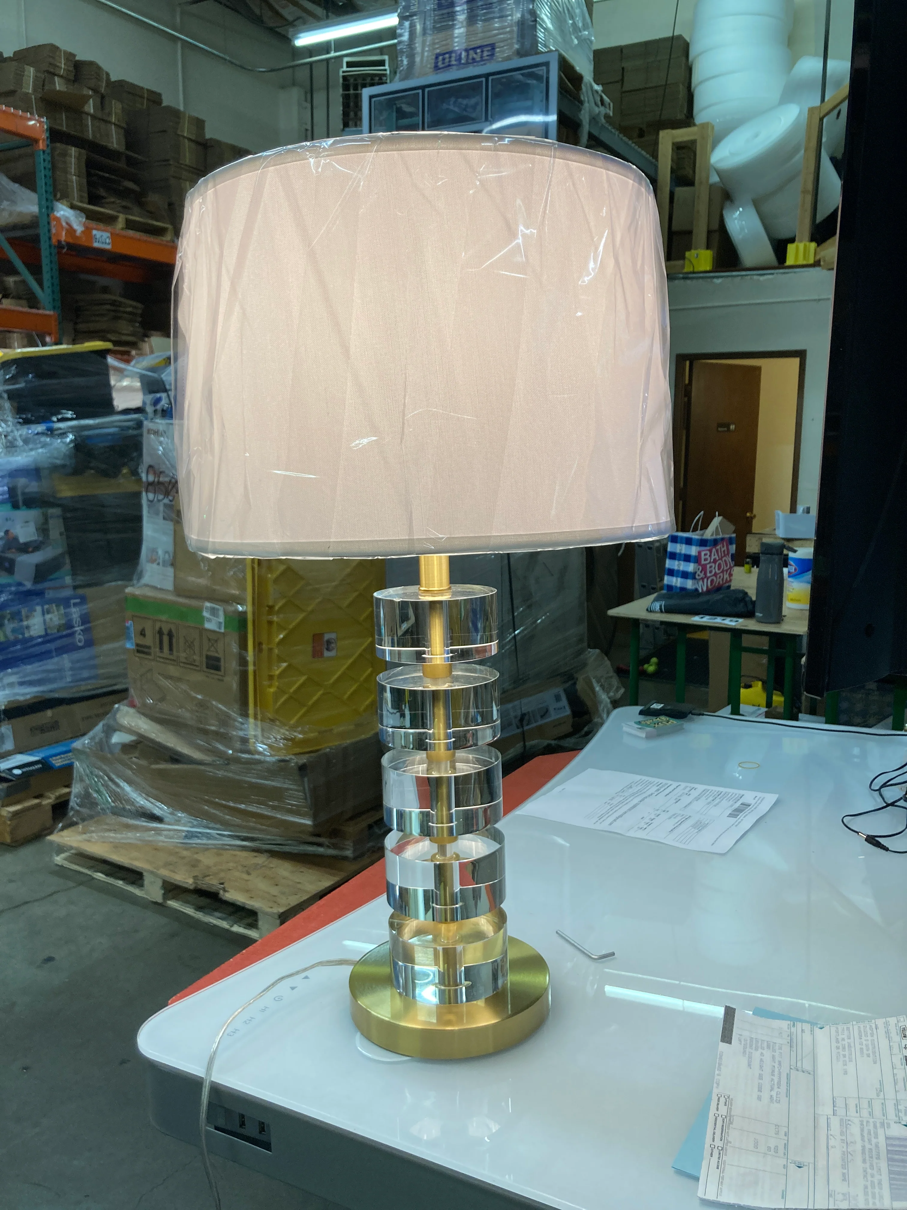 Costco - Bremerton Stacked Table Lamp, 2-pack - Retail $179