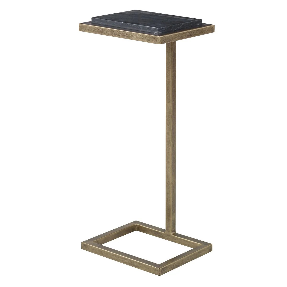 Cailin 23" Side Table, Black Marble - Image 7