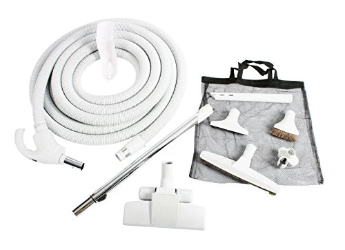 Cen-Tec Systems 94269 Central Vacuum Low Voltage Kit with 30 Ft. Switch Control Hose Light Gray