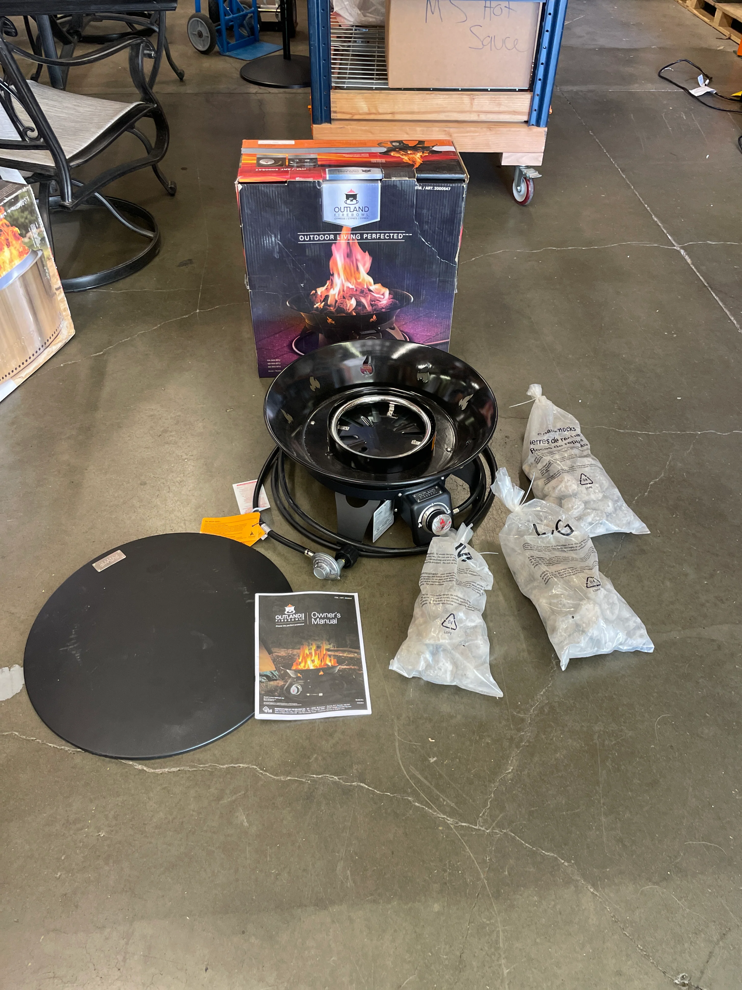 NEW - Costco - Outland 21 in. Propane Fire Pit - Retail $139 - Image 2