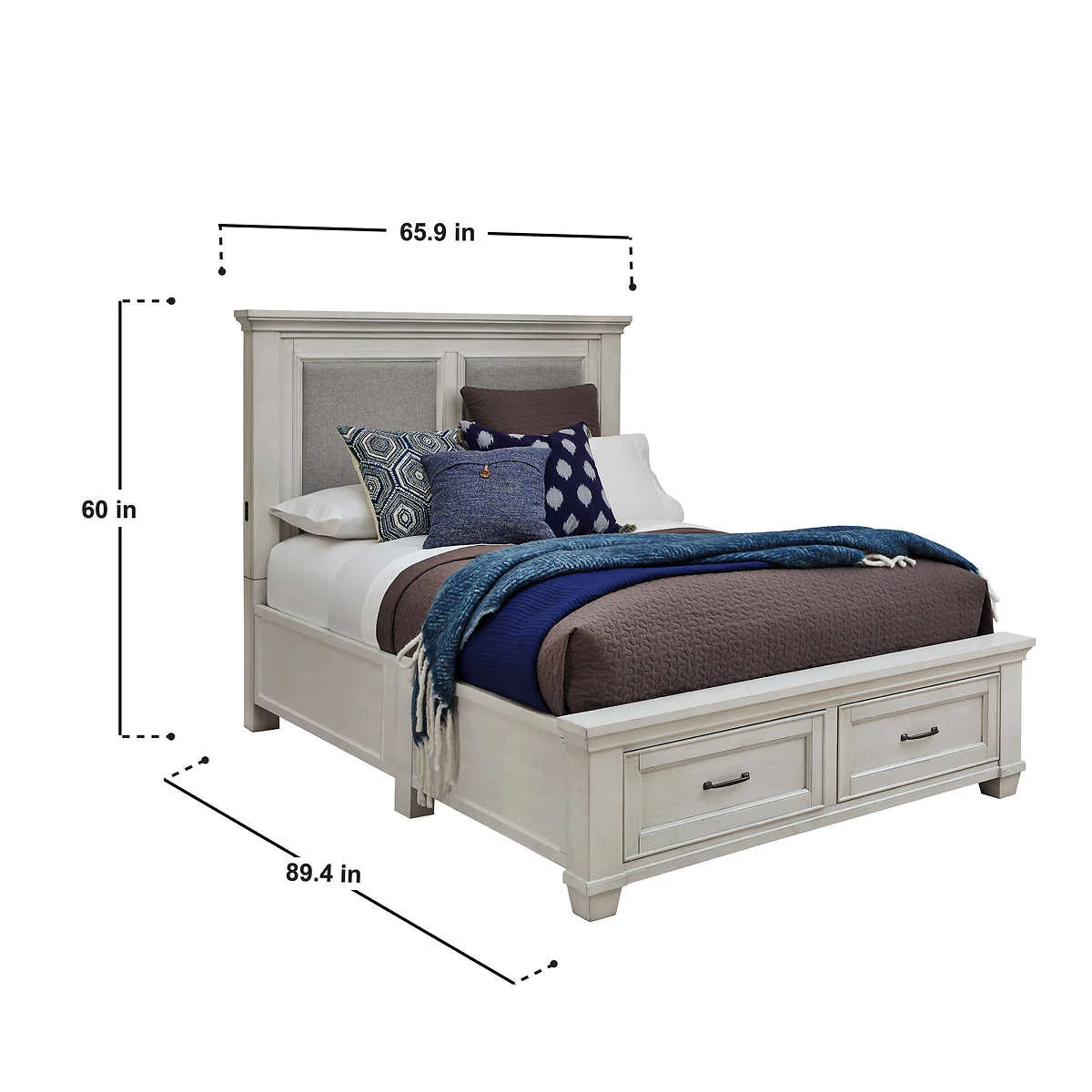 Costco - Pierce King Storage Bed - Retail $949 - Image 4