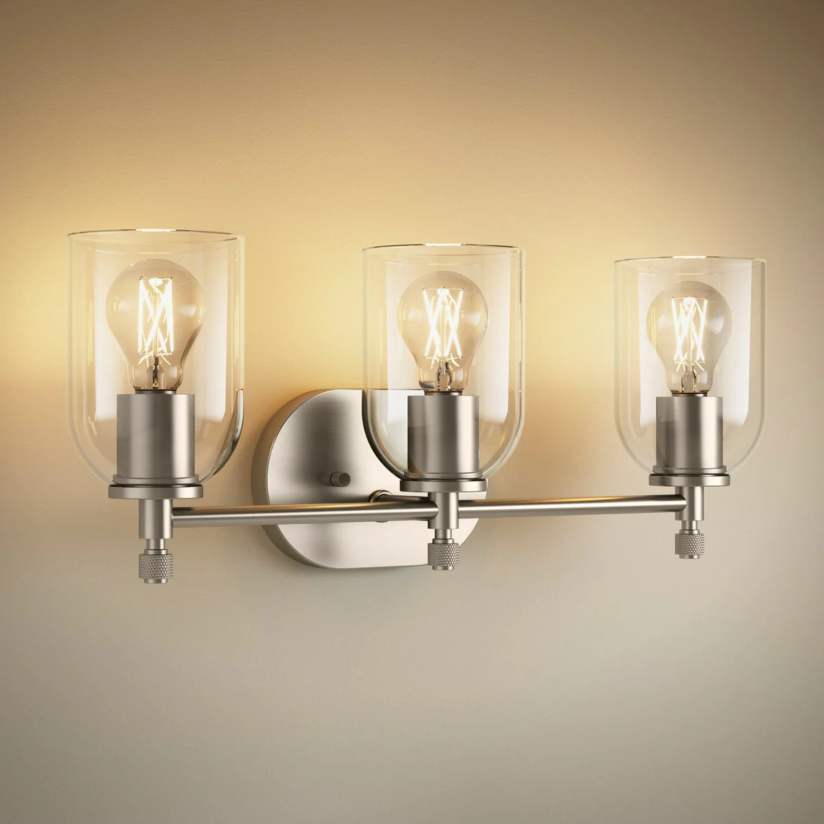Kohler Orime Brushed Nickel Three-Light Wall Sconce - Image 4