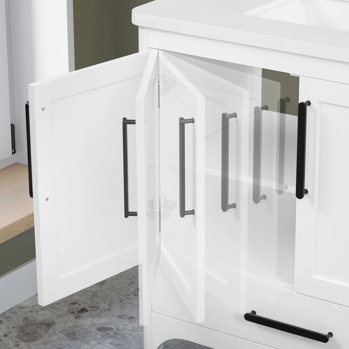 NEW - OVE Decors 36" Adrian Bath Vanity in Pure White - Image 6