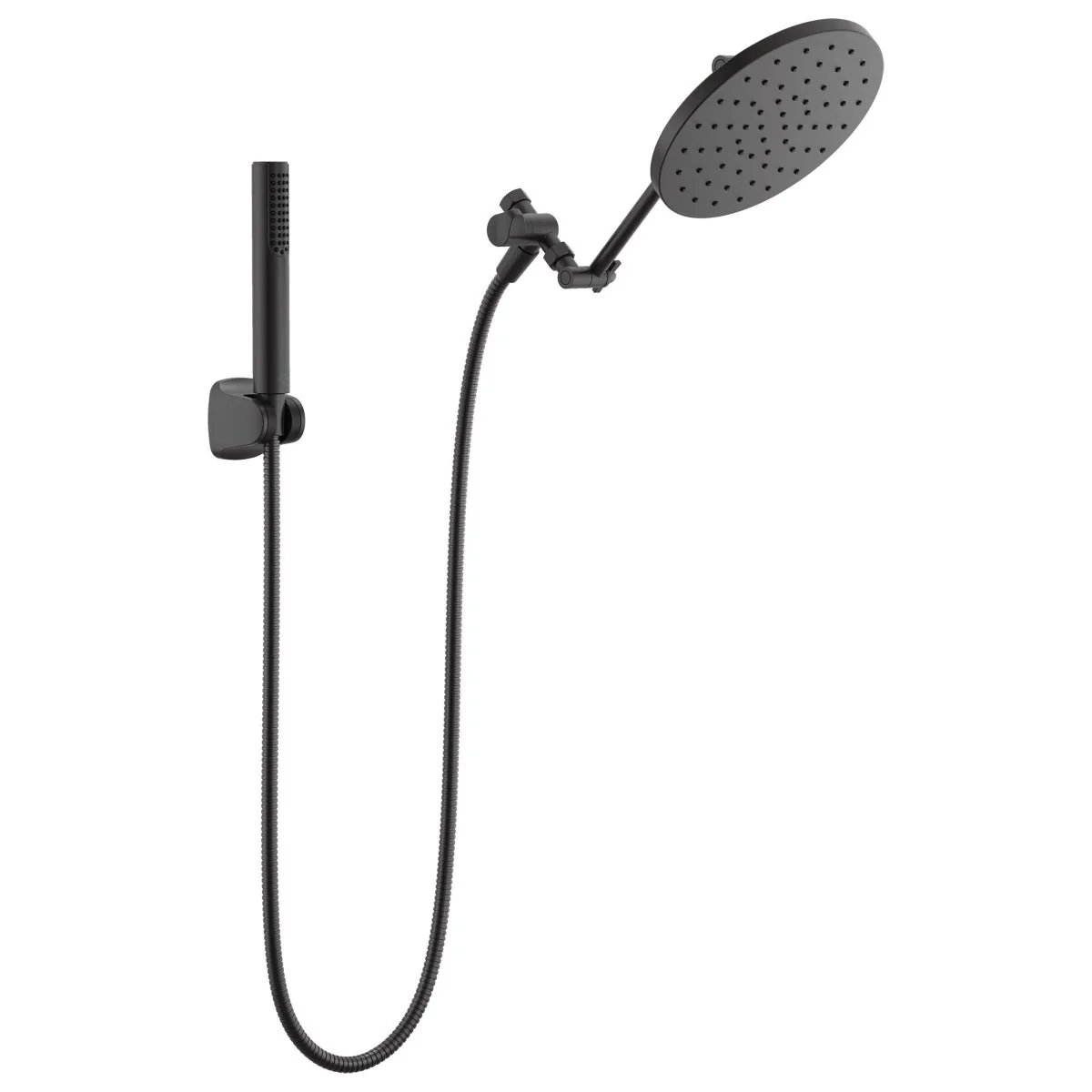 Delta Adjustable Shower Head with Hand Shower MATTE BLACK