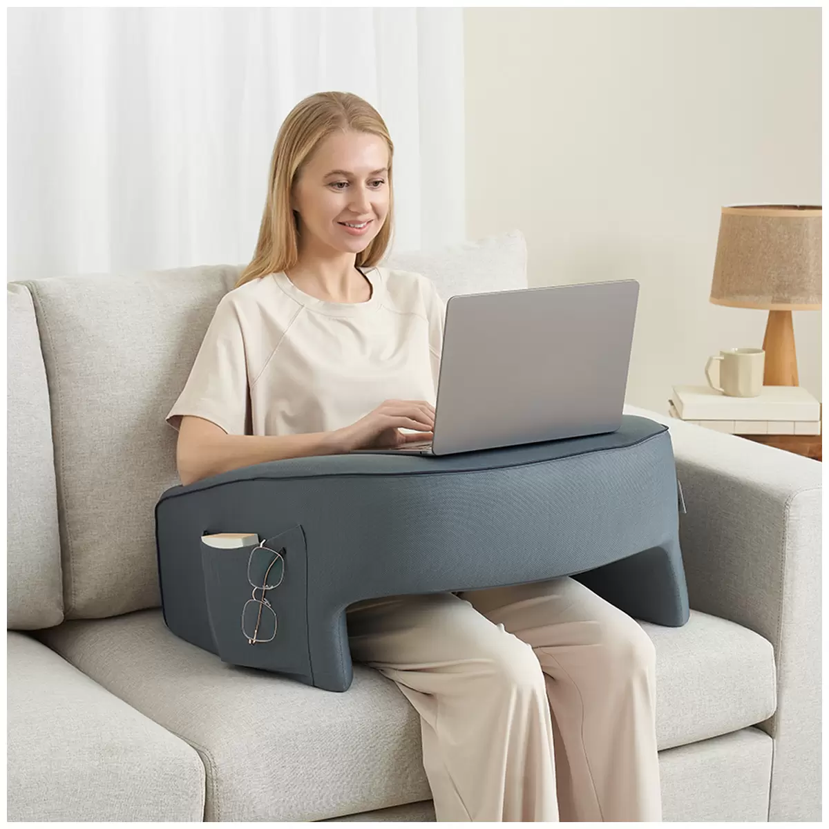 Casual Living Lap Desk With Removable Knit Cover - Image 2
