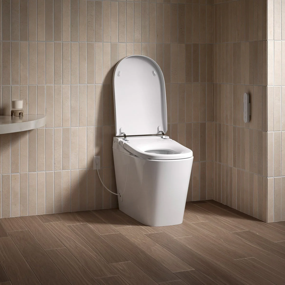 NEW - Kohler Fora One-piece Elongated Smart Toilet, Dual-flush - Image 4