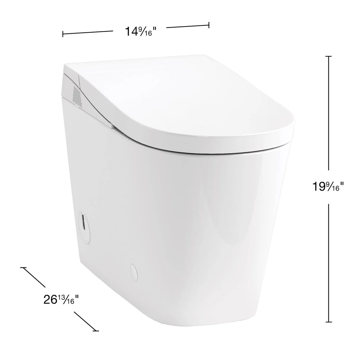 NEW - Kohler Fora One-piece Elongated Smart Toilet, Dual-flush - Image 7