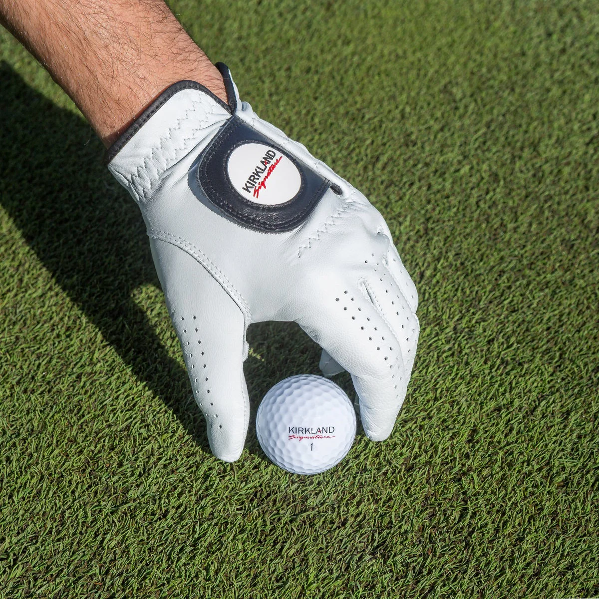 Kirkland Signature Leather Golf Glove, Right Handed, 4-pack - Image 7
