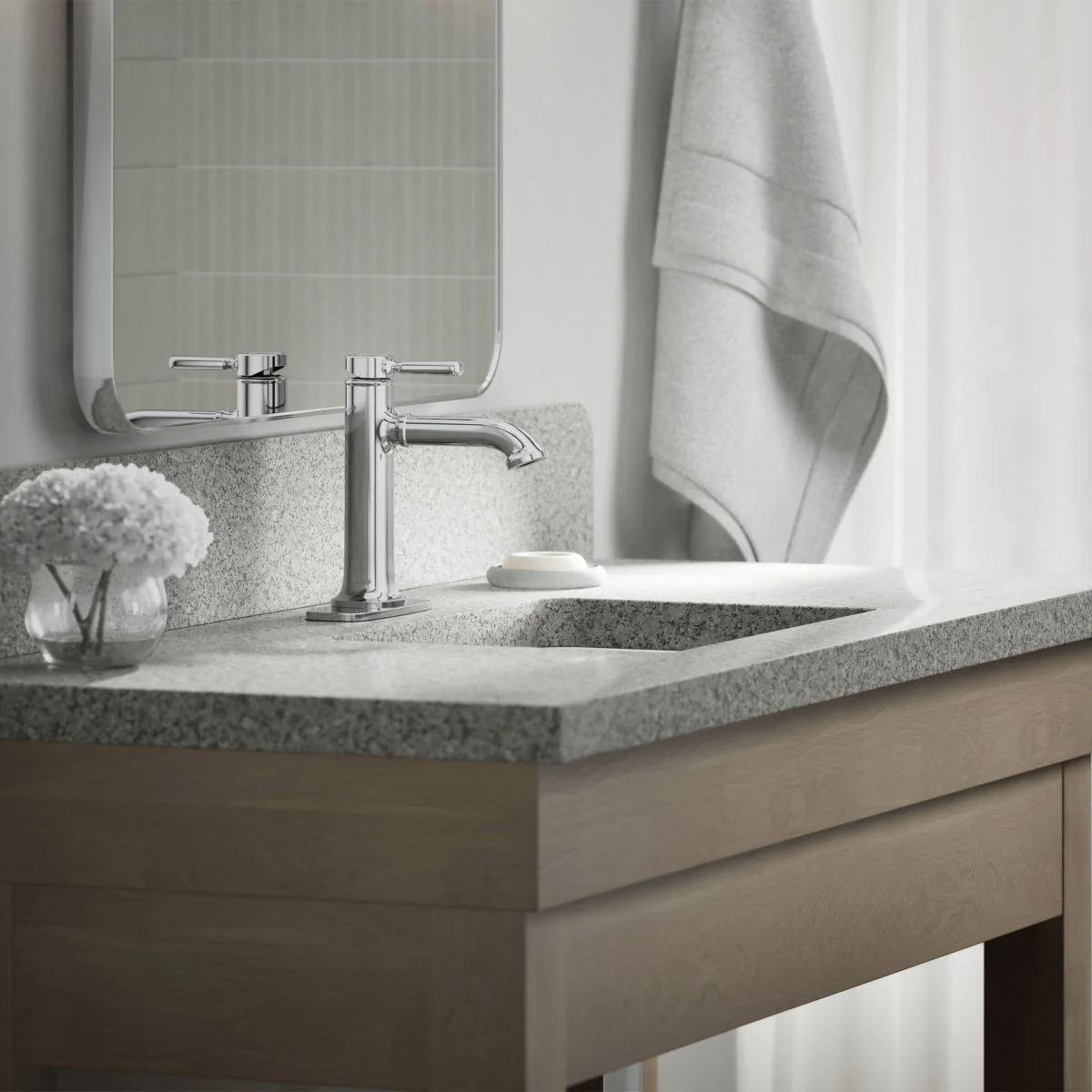 NEW - Kohler Terzet Chrome Single-handle Bathroom Faucet - Image 6