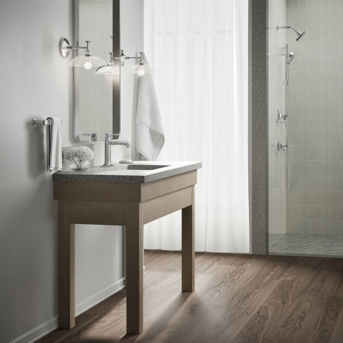 NEW - Kohler Terzet Chrome Single-handle Bathroom Faucet - Image 7