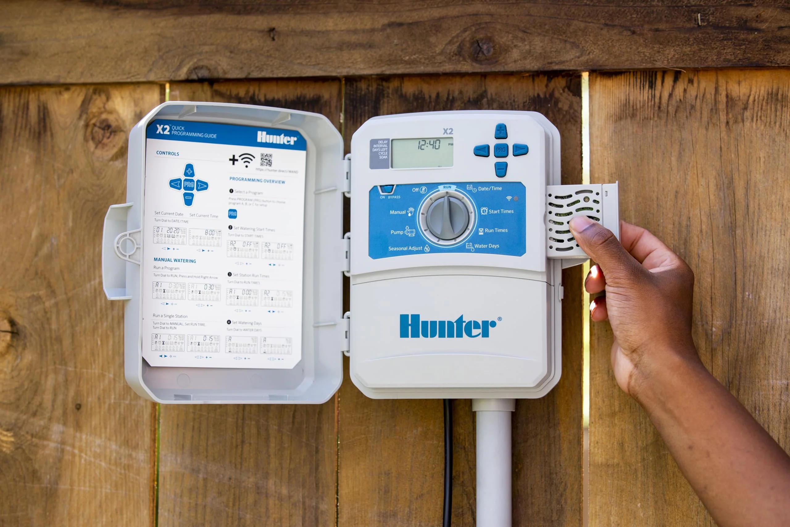 Hunter WAND Smart WiFi Module for X2 Sprinkler Controller, Hydrawise App, Remote Scheduling, 2.4GHz WiFi Only, Supports Bluetooth, Wi-Fi Direct & WPS Setup - Image 3