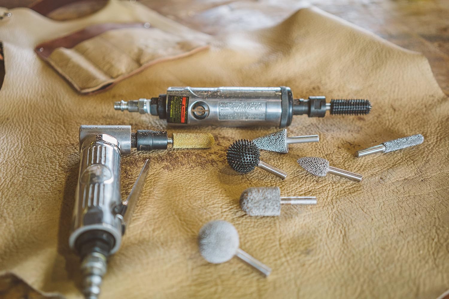 Kutzall Original Sphere Rotary Burr, 1⁄4" Shaft, Fine - Wood Carving Bit for Bosch, DeWalt, Milwaukee Tools. Abrasive Tungsten Carbide Coating, 1" (25.4mm) Head Diameter, S-1G - Image 5