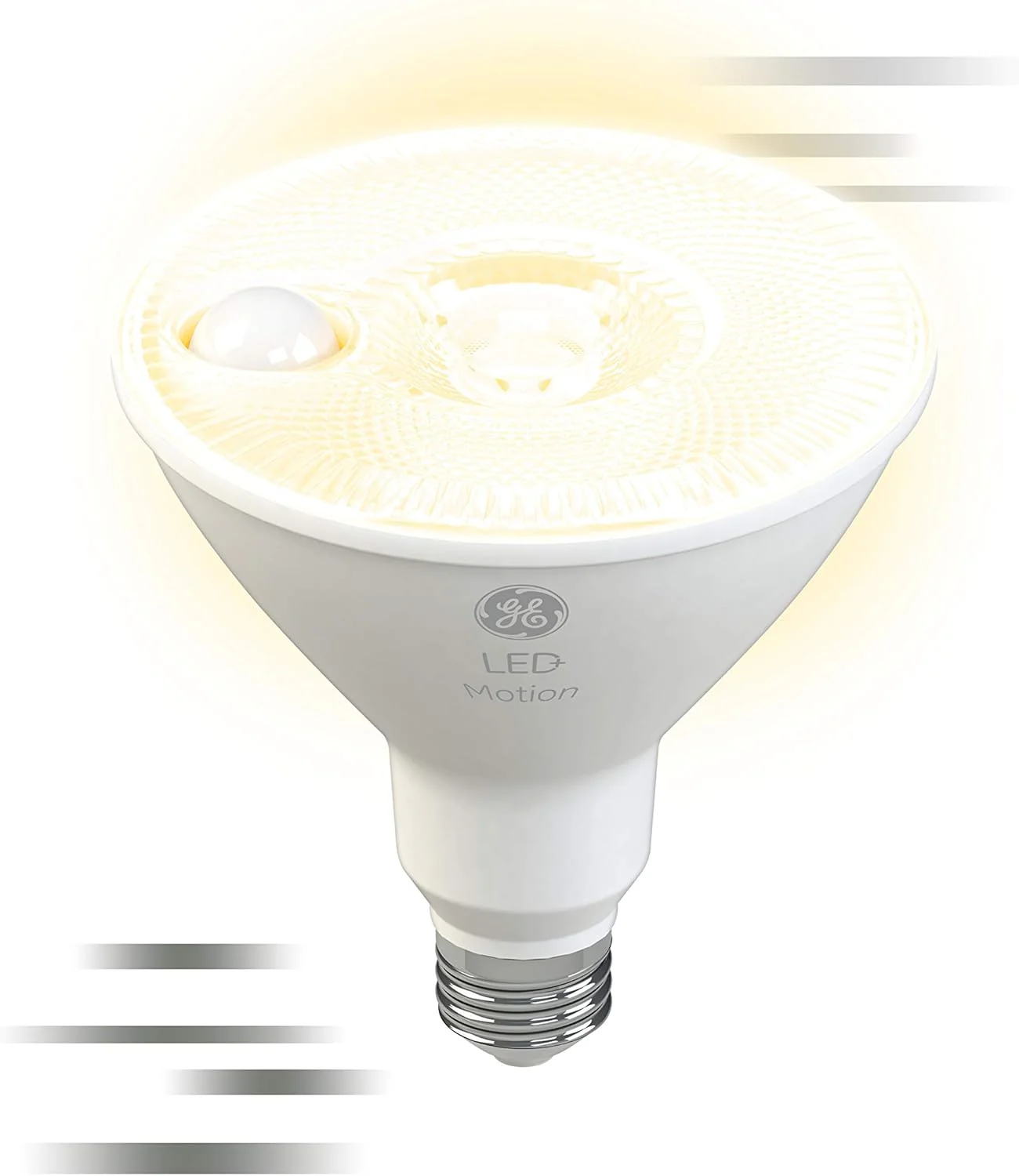 GE LED+ Motion Sensor LED Light Bulbs, 15W, PAR38 Outdoor Security Floodlight, Warm White (2 Pack) - Image 10