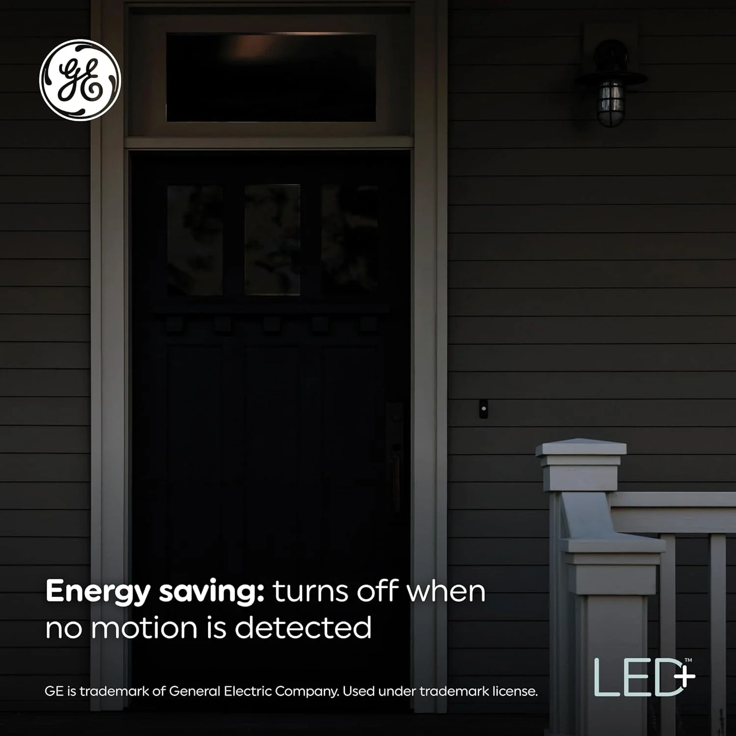 GE LED+ Motion Sensor LED Light Bulbs, 15W, PAR38 Outdoor Security Floodlight, Warm White (2 Pack) - Image 6
