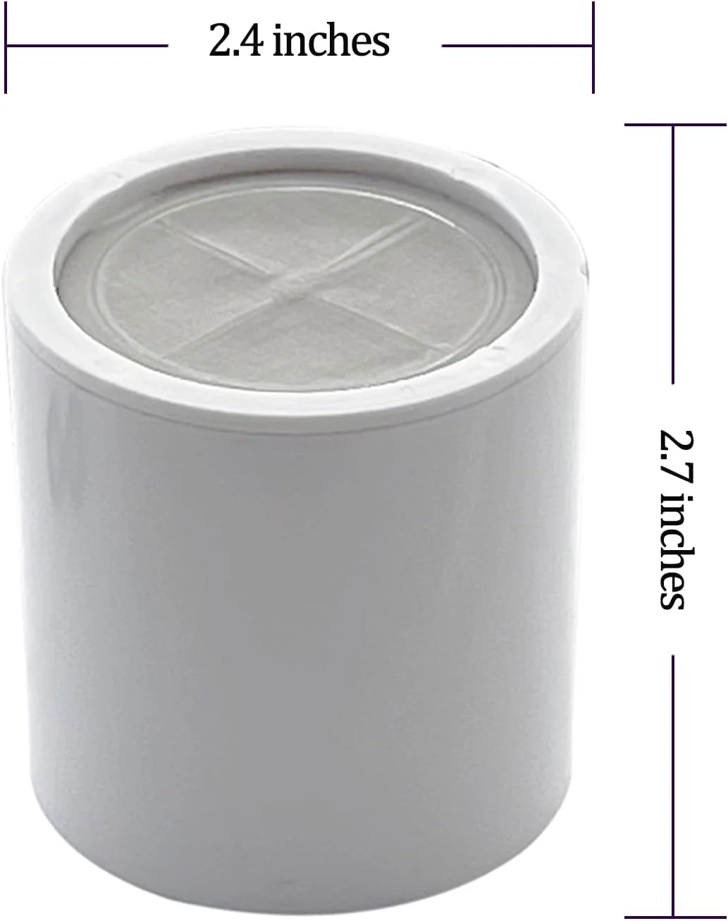 Stage Shower Filter Cartridge - Remove Chlorine Heavy Metals and Other Sediments, Reduces Dry Itchy Skin, Dandruff, High Output Hard Water Filter Replacement Cartridge (15 Stage-1) - Image 2