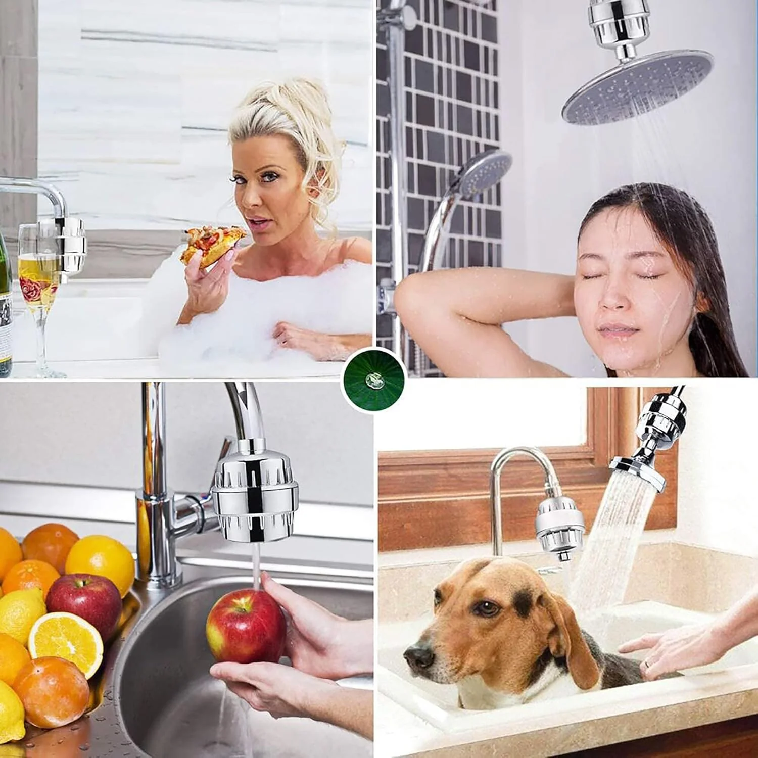 Stage Shower Filter Cartridge - Remove Chlorine Heavy Metals and Other Sediments, Reduces Dry Itchy Skin, Dandruff, High Output Hard Water Filter Replacement Cartridge (15 Stage-1) - Image 6