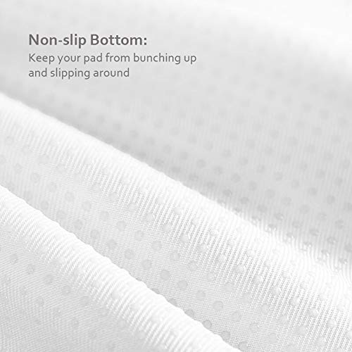 Bed Pads for Incontinence Washable Large (34" × 52"), Reusable Pee Pads Waterproof Bed Underpads Chucks Pads with Non-Slip Back for Elderly, Kids, Women or Pets, Blue - Image 4