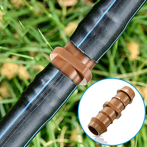 Boao Drip Irrigation Fittings Barbed connectors Tubing Kit Irrigation Parts for 1/2 Inch Barbed Connectors 28 Pcs Including 7 Tees 7 Couplings 7 Elbows and 7 End Cap for Drip or Sprinkler Systems - Image 3