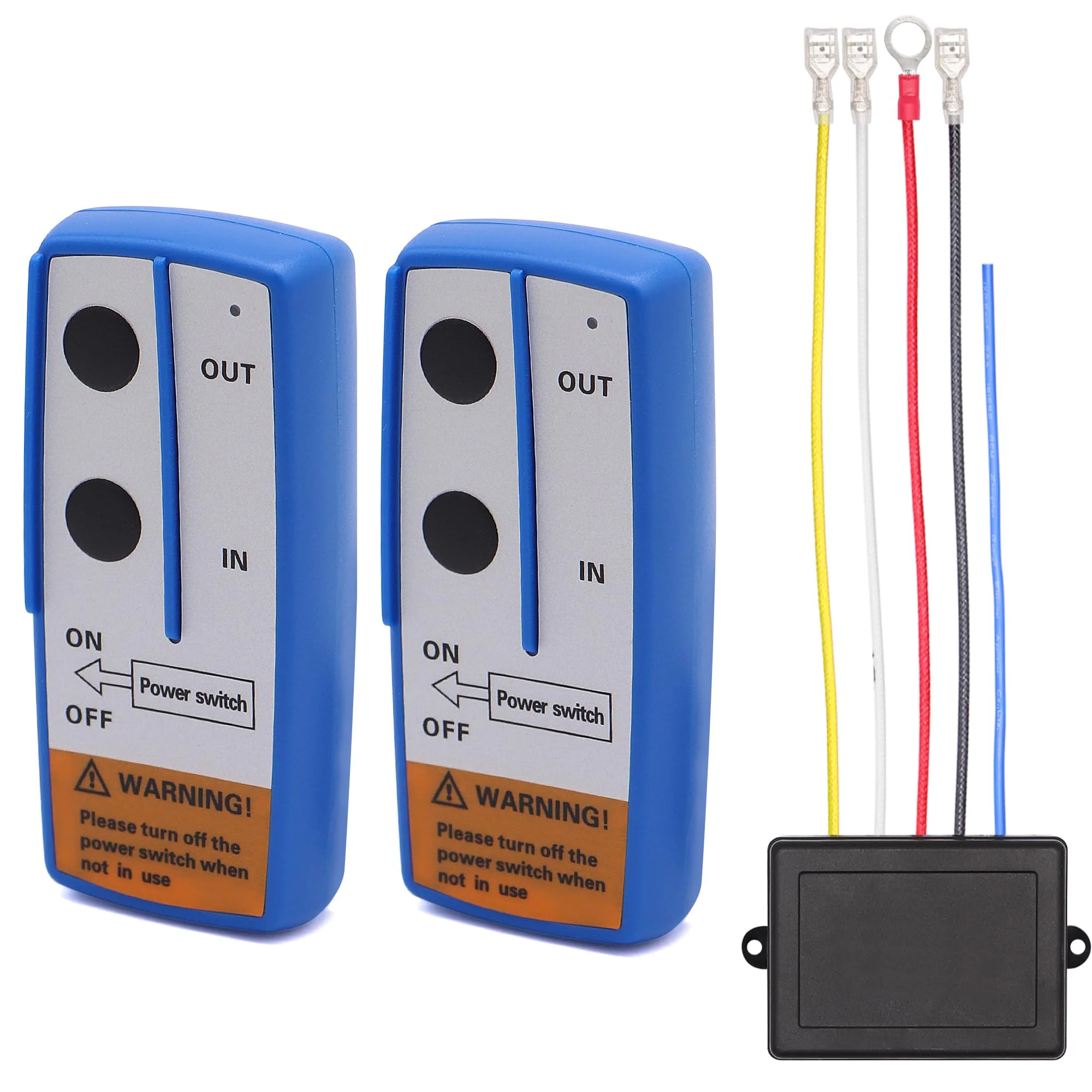 Torkettle 12V 500A Winch Solenoid Contactor Relay with Box and Twin Remote Controller Kit for 8000lbs-17000lbs ATV UTV Winches - Image 14
