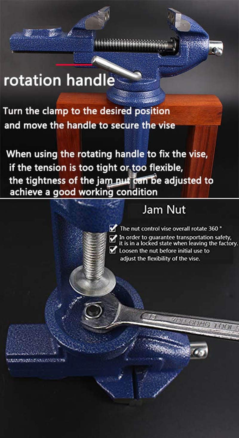 MYTEC Home Vise Clamp-On Vise,2.5" - Image 5