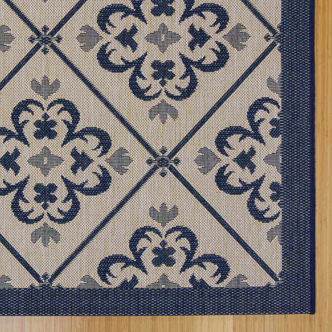 NEW - Costco - Naples Indoor/Outdoor Area Rug, Bronte, 5' 3" x 7' - Retail $99 - Image 5