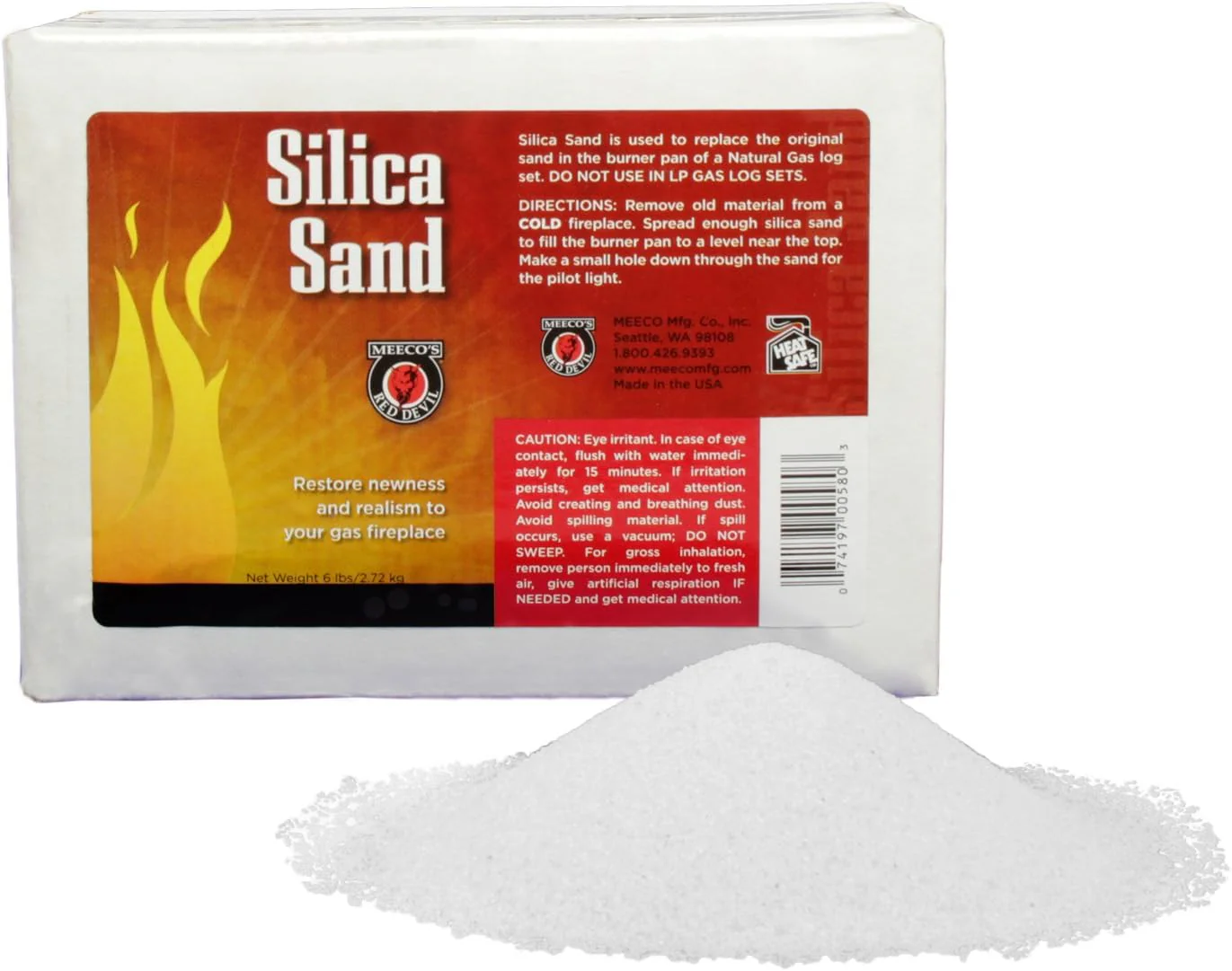 MEECO'S RED DEVIL 580 Silica Sand