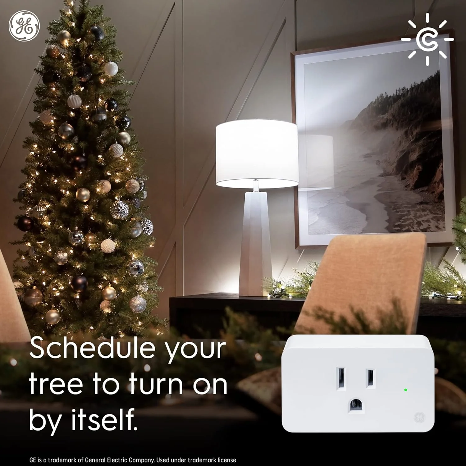 GE CYNC Smart Plug, Indoor Bluetooth and Wi-Fi Outlet Socket, Works with Alexa and Google, Great Christmas Gifts for Men, Holiday Gift for Women, Perfect Dad Gifts (1 Pack) - Image 8