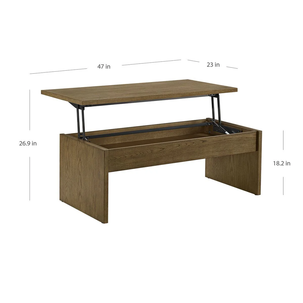 Whitlee Lift-Top Coffee Table - Image 2