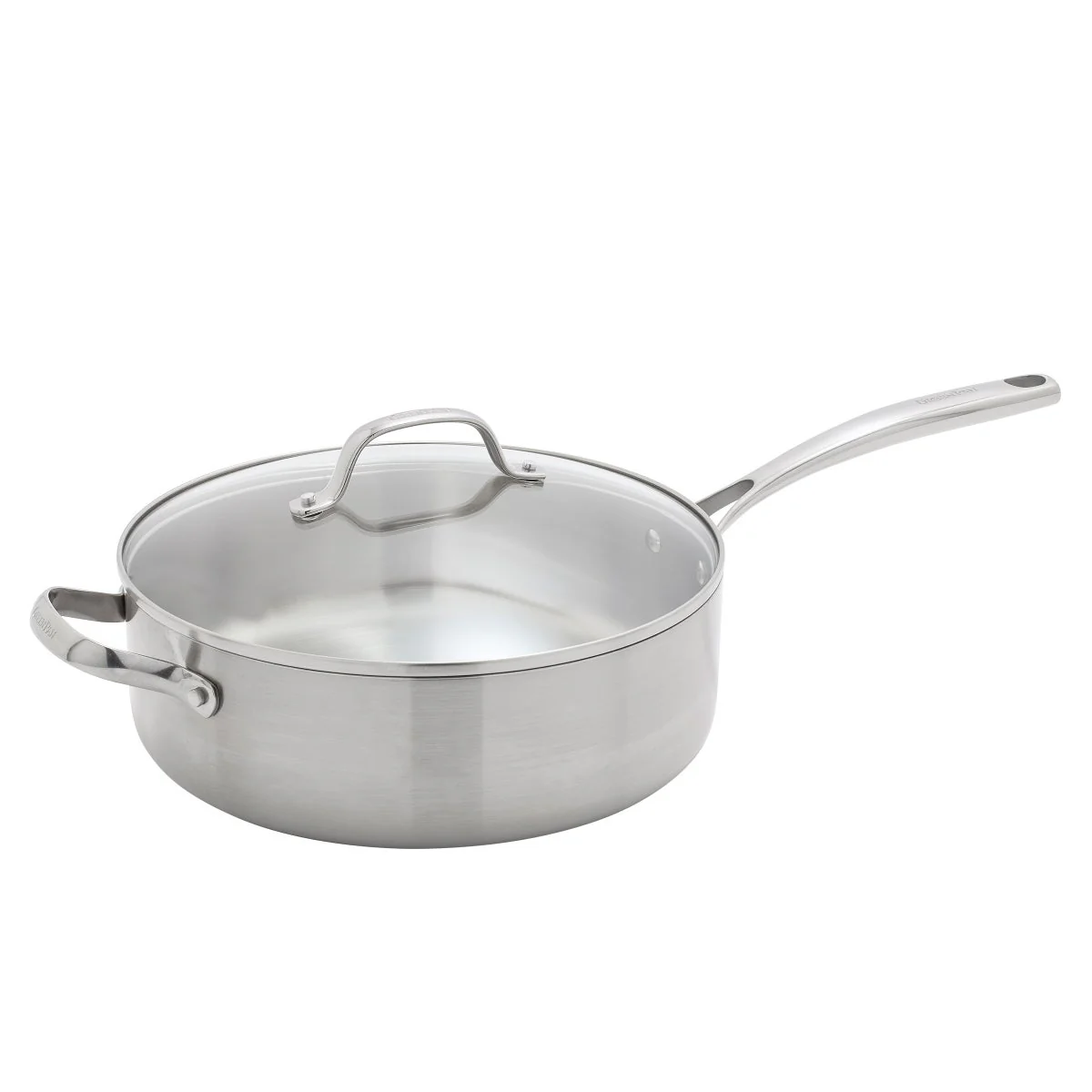 NEW - GreenPan Superior 5-quart Stainless Steel Sauté Pan - Image 3