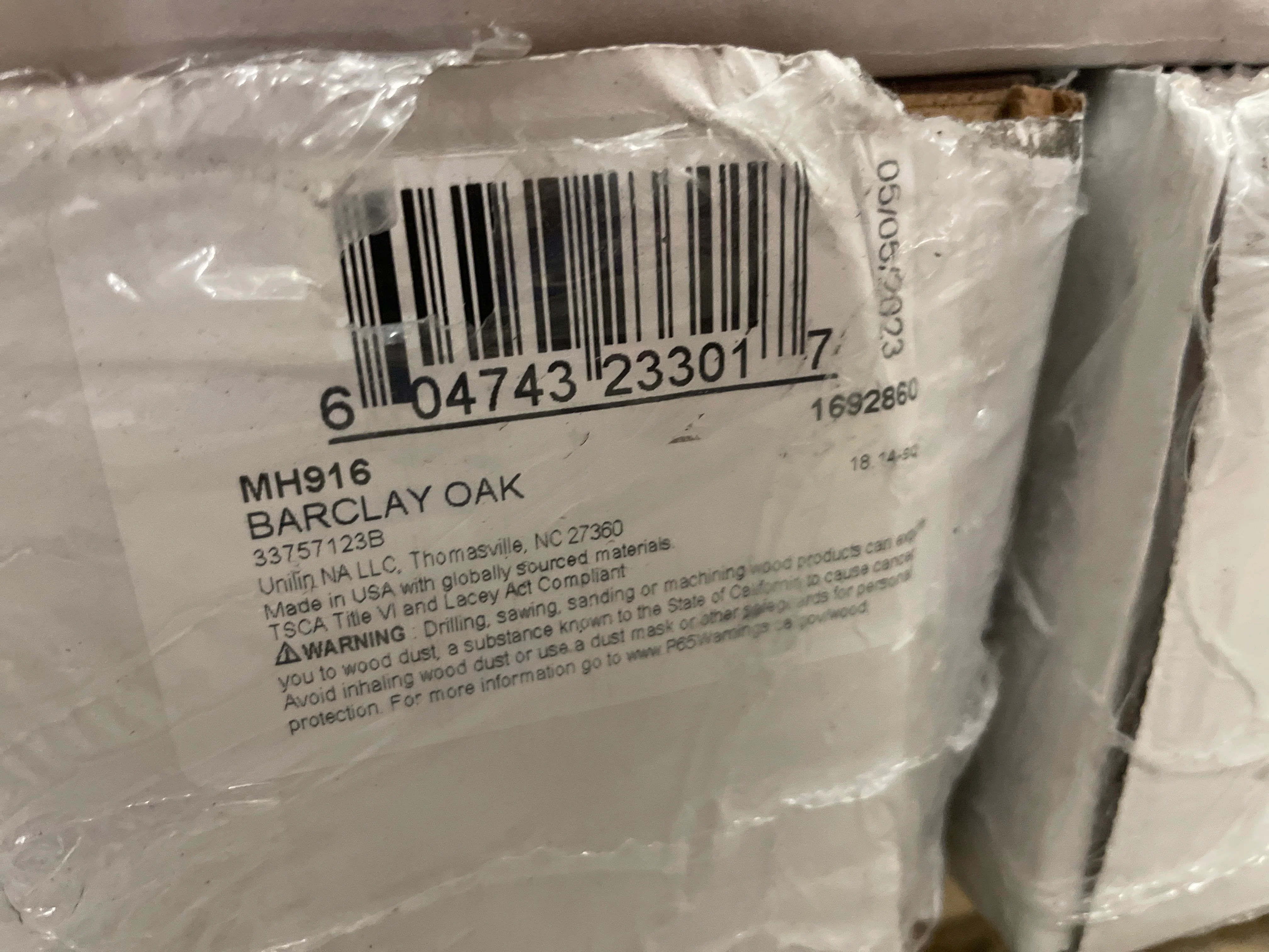 6 Boxes - Mohawk Home - BARCLAY OAK - Waterproof Laminate Flooring Featuring CleanProtect 12MM Thick (10MM Plank + 2MM Attached Pad) - Retail $282 - Image 7