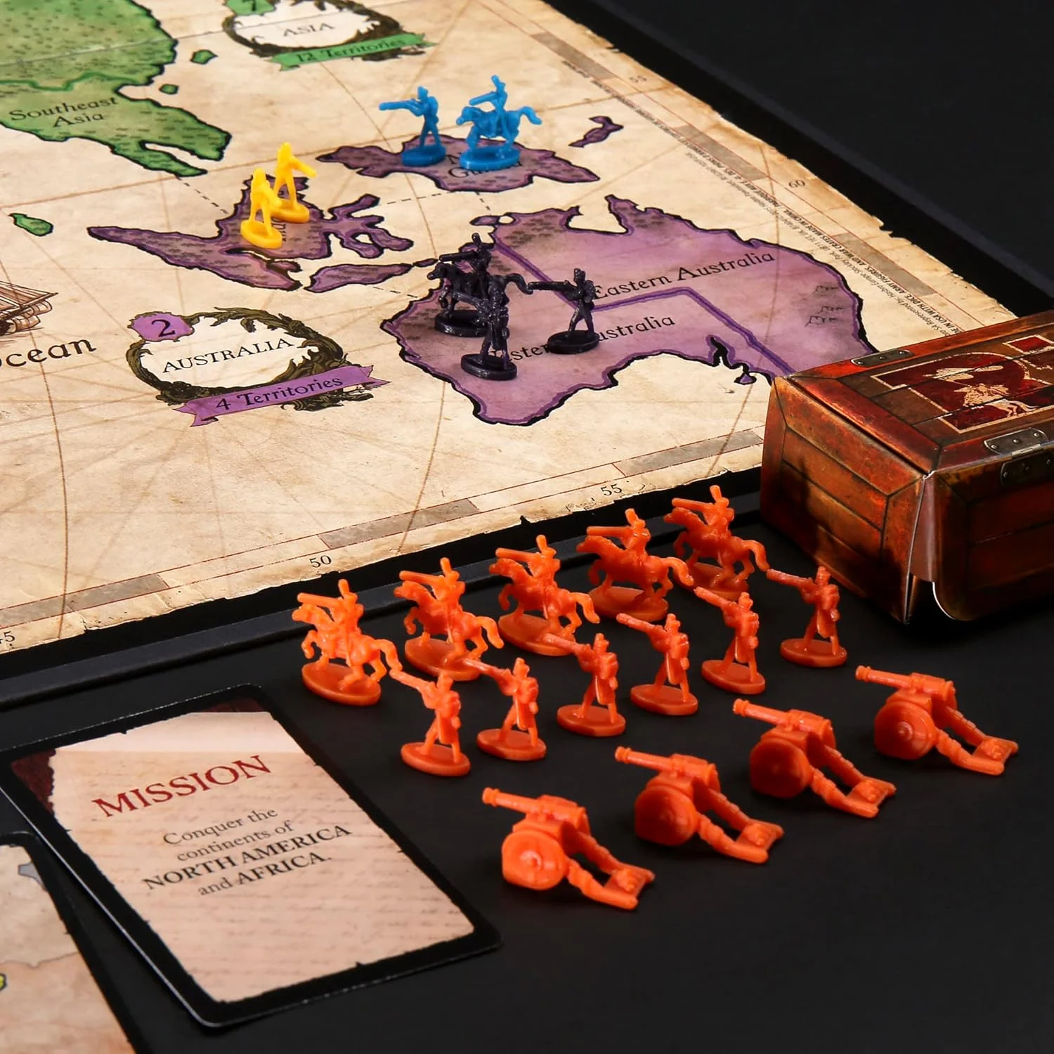 Risk Board Game, Strategy Games for 2-5 Players, Strategy Board Games for Teens, Adults, and Family, War Games, Ages 10 and Up - Image 8