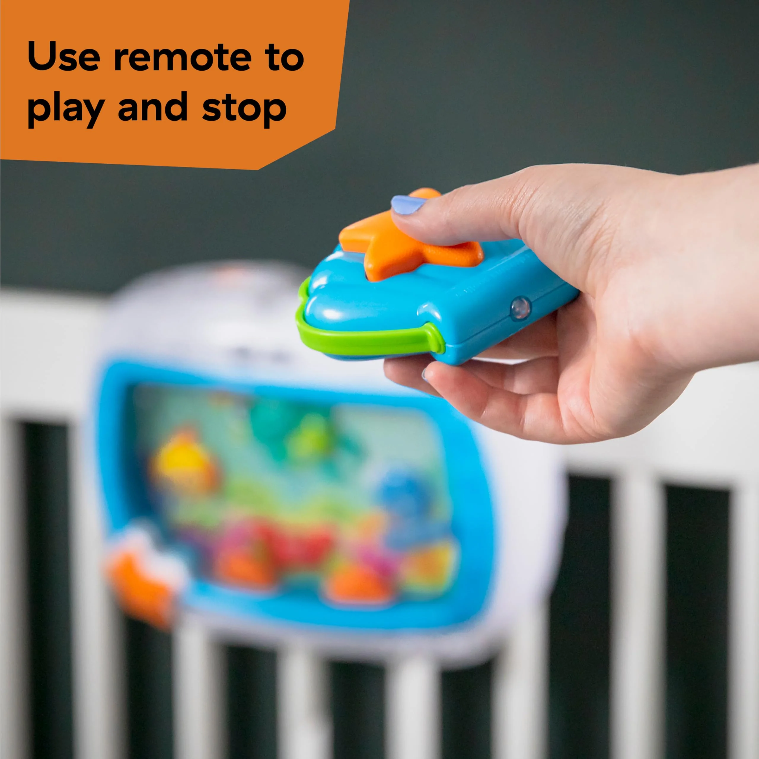 Baby Einstein Sea Dreams Soother Musical Crib Toy and Sound Machine, Newborn and up - Image 4