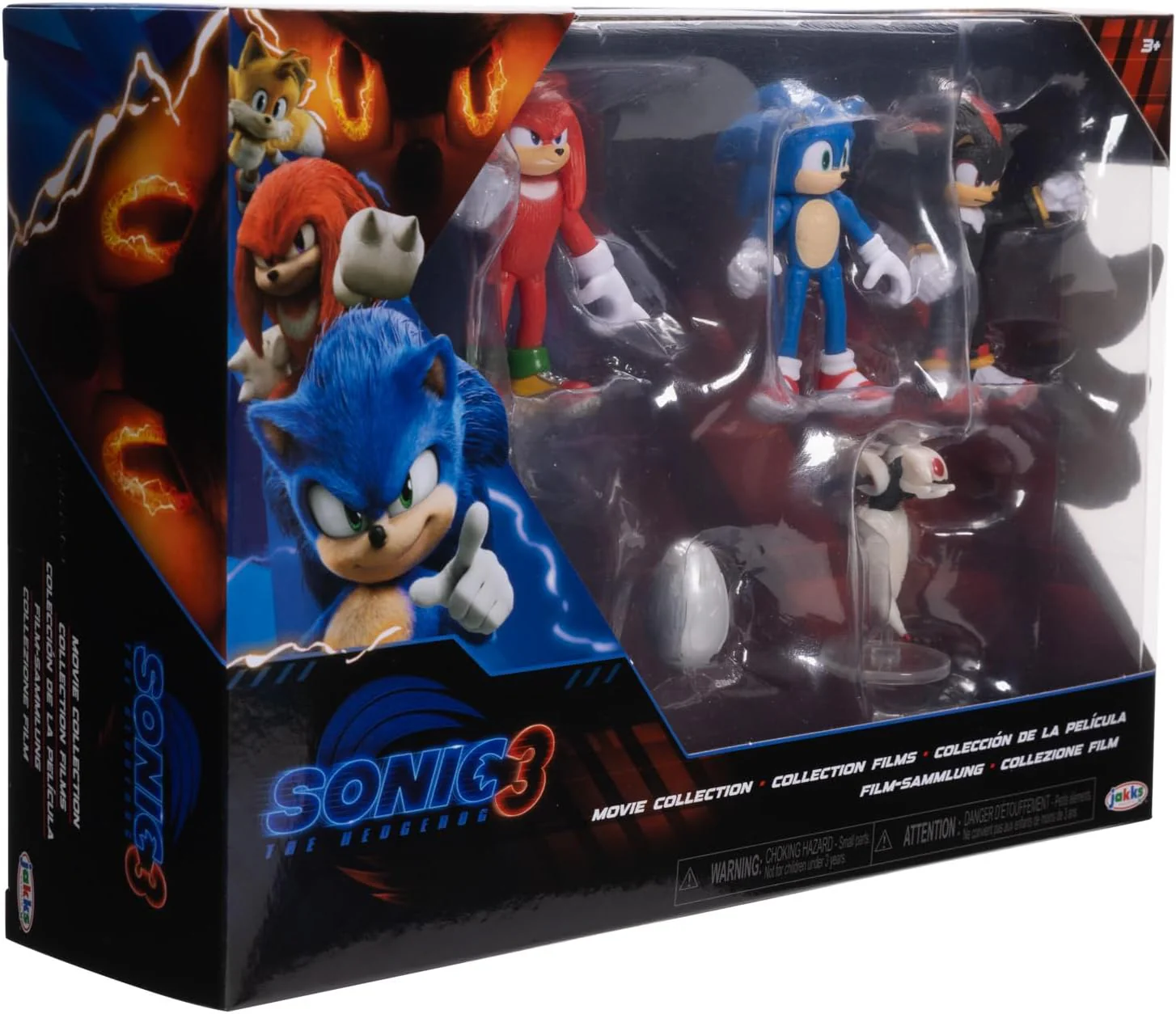 Sonic 3 Movie Action Figures 2.5-Inch Movie Collector Toy Figure Multi-Pack Includes Sonic Knuckles Shadow Buzz Bomber & Drone- Officially Licensed Toys - Image 4