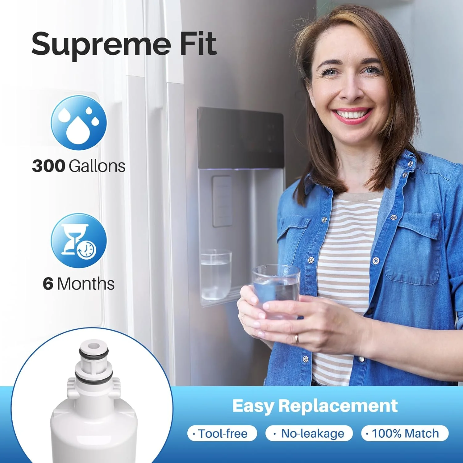 ICEPURE RPWF Refrigerator Water Filter, Replacement for GE RPWF, RWF1063, RWF3600A, WDS-RPWF, WSG-4, DWF-36, R-3600, AQF-RPWF, MPF15350, OPFG3-RF300, WF277, 4Pack - Image 7