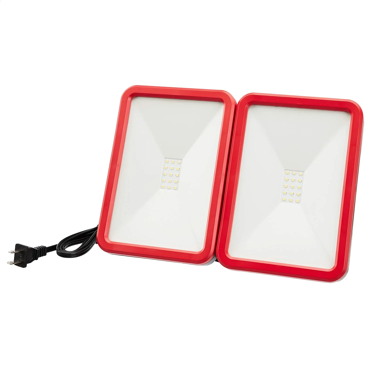 NEW - AmazonCommercial 2000LM, Foldable LED Work Light, 120V, 20W, 4000K, cool white - Retail $36 - Image 2