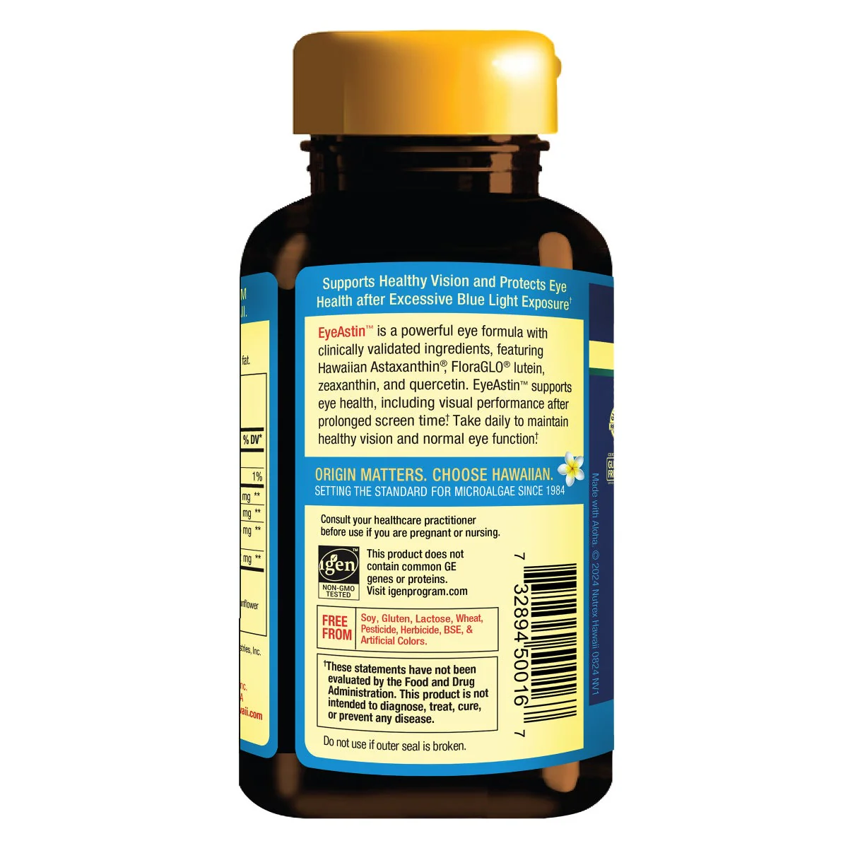 NEW - EyeAstin Hawaiian Astaxanthin, 120 Softgels - Image 2