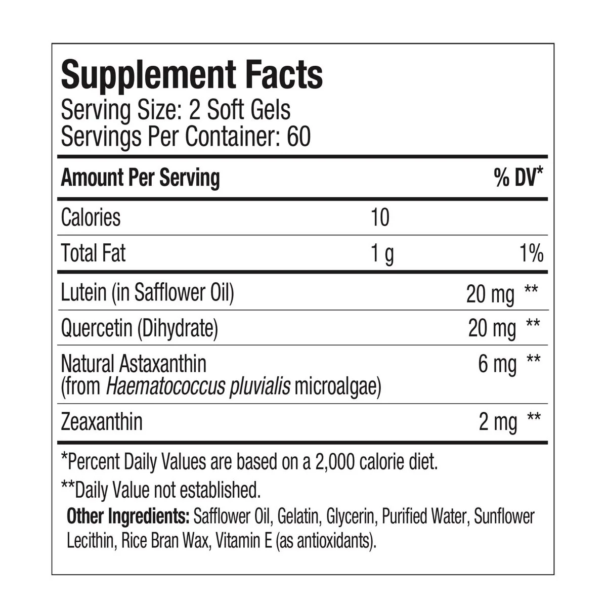 NEW - EyeAstin Hawaiian Astaxanthin, 120 Softgels - Image 4