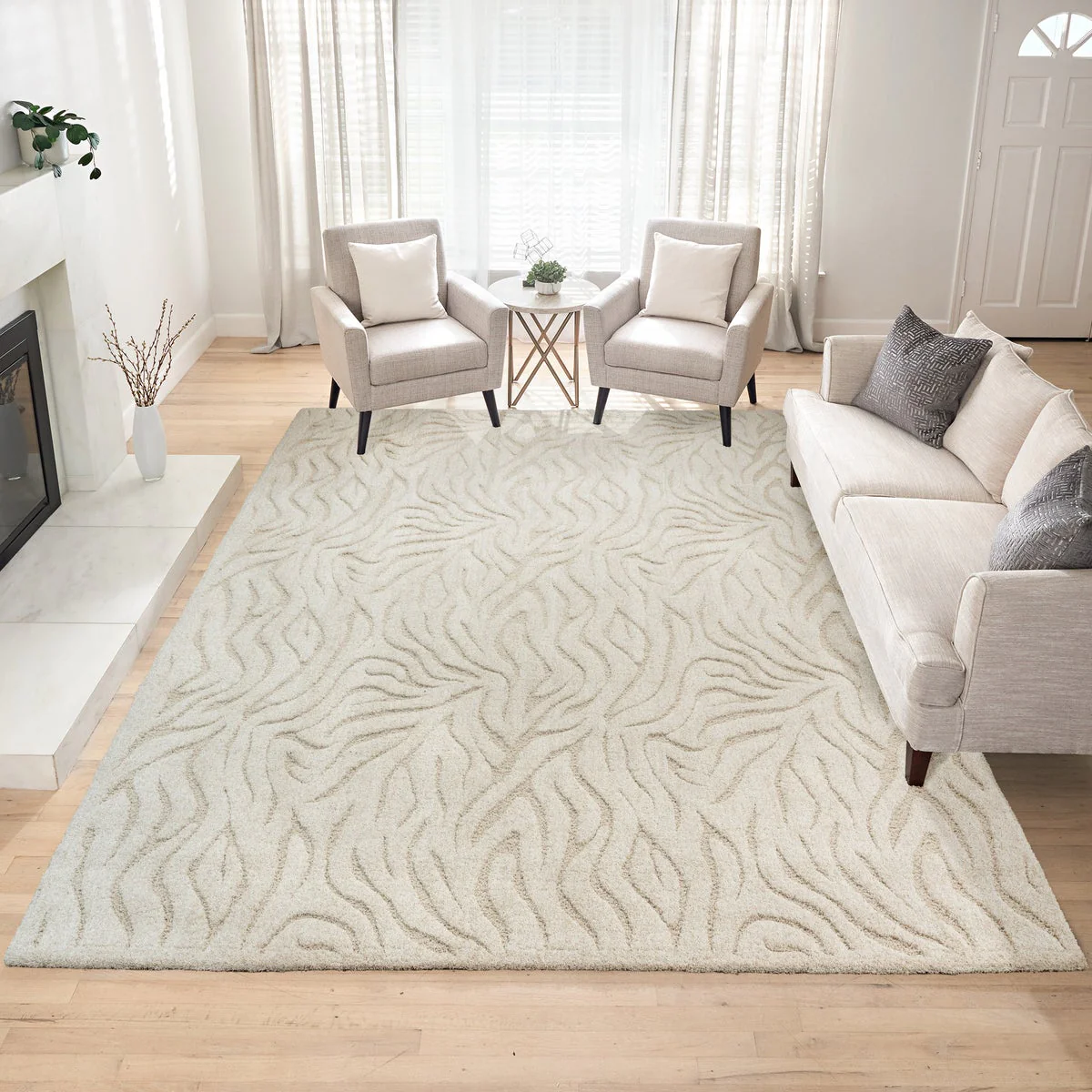 Plush Step Area Rug, Joya - 5'3" x 7'