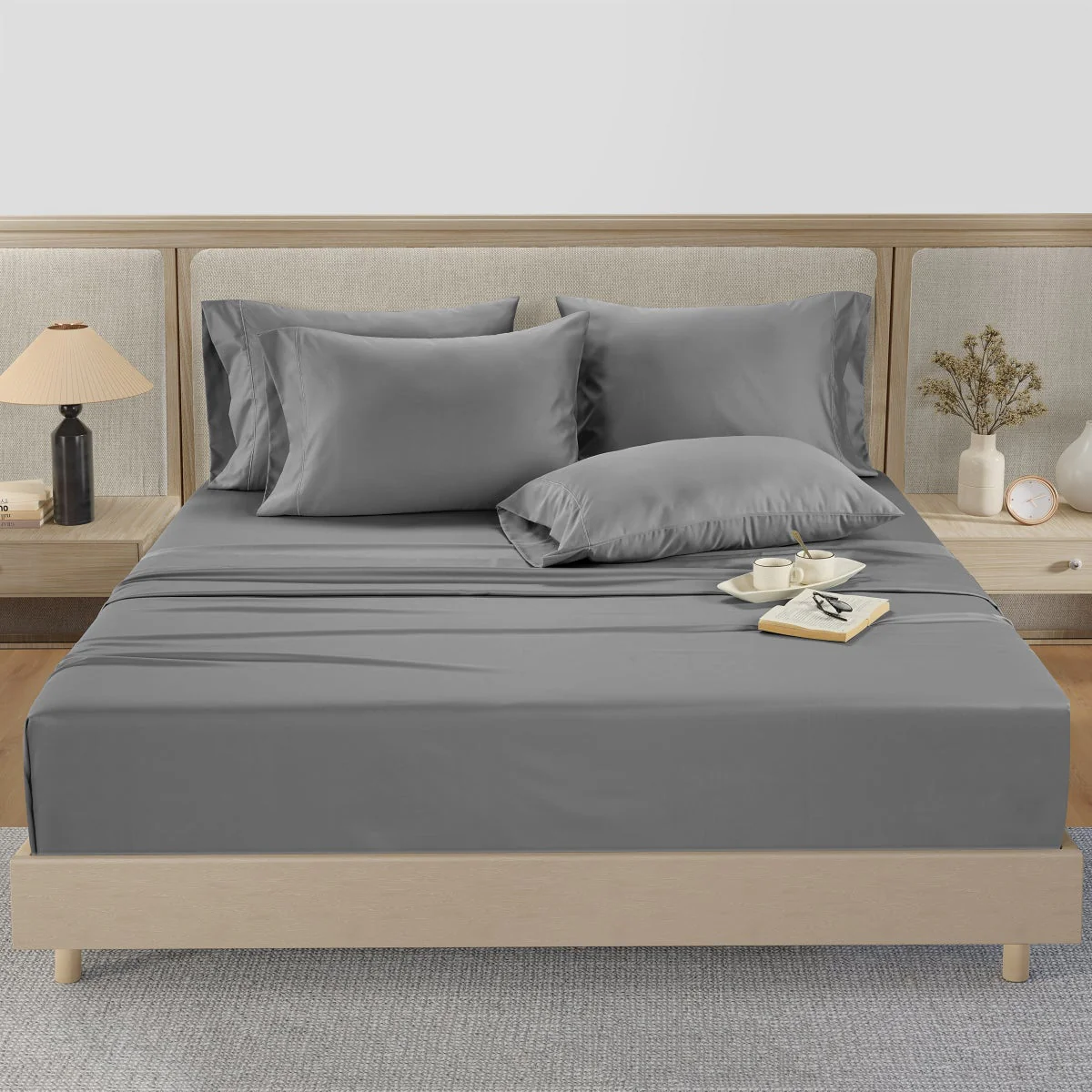 NEW - Hotel Signature 800 Thread Count Cotton 6-piece Sheet Set