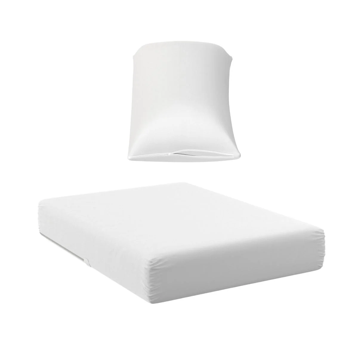 AllerEase Ultimate Cotton Mattress and Pillow Protector Bed Bundle, Twin - Image 2
