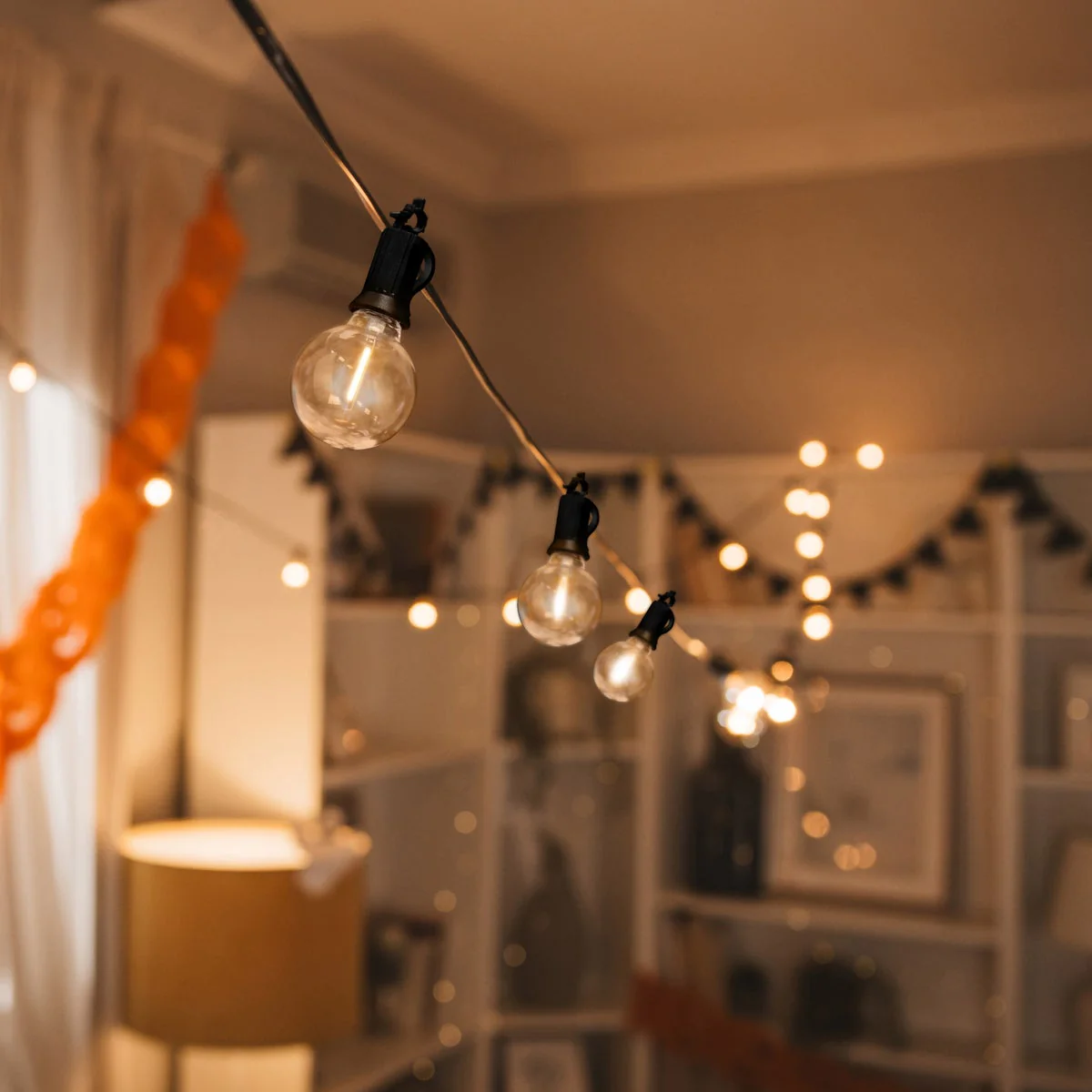 NEW - Feit Electric 50' LED Cafe String Light - Image 3